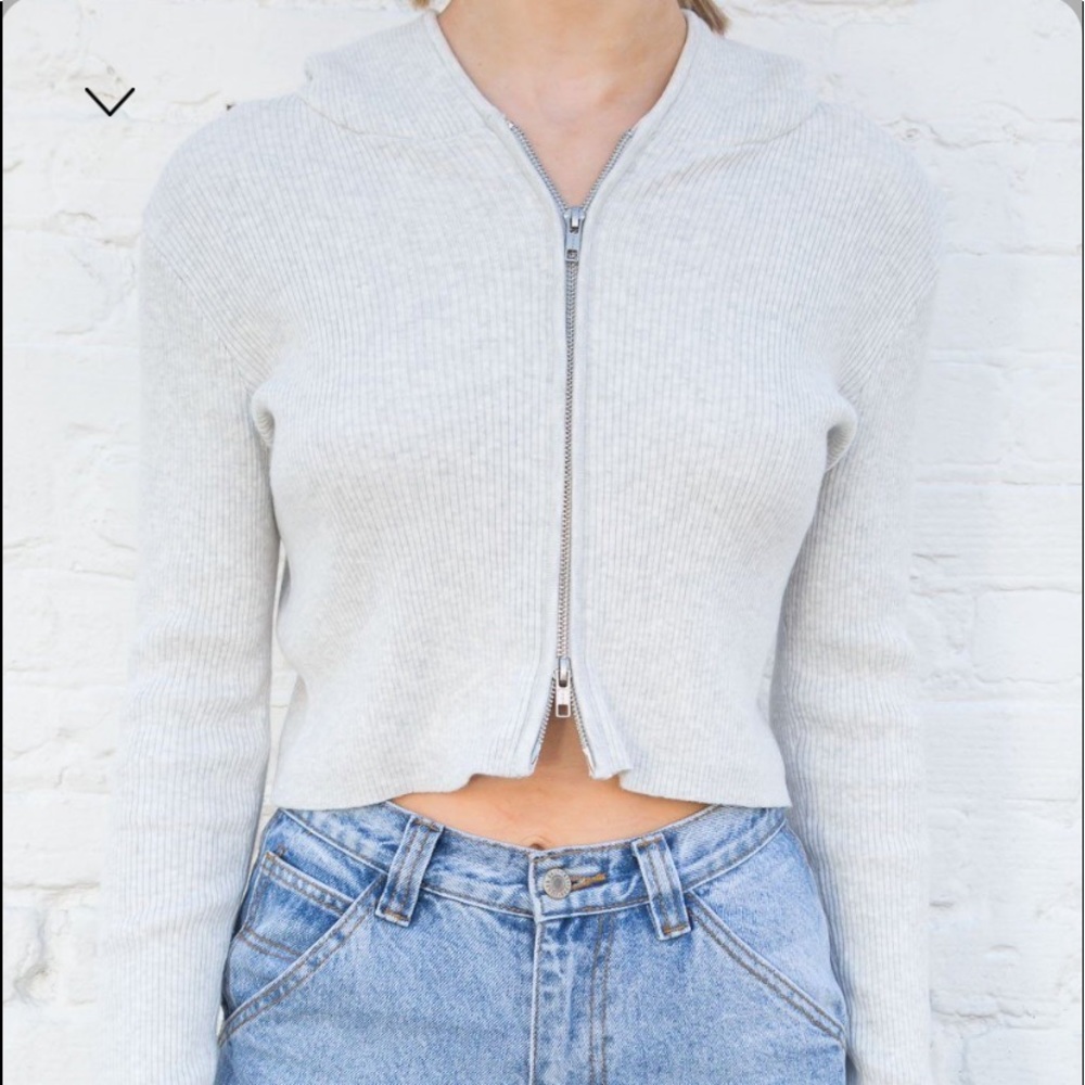 Brandy Melville Arden Crop Hoodie